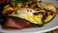 Dutch Uitsmijter: Fried Ham and Eggs With Mustard Cheese created by - Carla -
