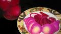 Tickled Pink Pickled Eggs or Pretty in Pink Pickled Eggs created by threeovens
