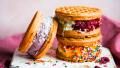 Waffle Ice Cream Sandwiches With the Works! created by alenafoodphoto