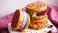 Waffle Ice Cream Sandwiches With the Works! created by alenafoodphoto