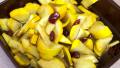 Warm Green and Yellow Squash Salad With Cranberry Vinaigrette created by Rita1652