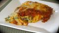 Cheesy Ground Beef-Spinach Sour Cream Noodle Casserole created by FrenchBunny