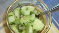 Sweet Spicy Cucumber Salad created by MsSally