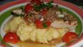Fresh Tomato and Basil Chicken over Super Creamy Polenta created by vrvrvr