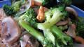 Stir-Fried Mushrooms and Broccoli created by Annacia