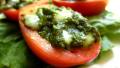 Baked Pesto Tomatoes created by gailanng