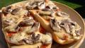 Mushroom-Gouda French Bread Pizzas created by VickyJ