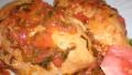Braised Chicken With Green Peppers and Tomatoes created by katia