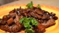 Beef Medallions and Mushrooms in Red Wine Sauce created by Peachy Chef