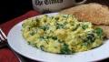Almost Green Scrambled eggs with Spinach created by Ms B.