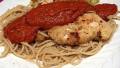 Low Calorie Parmesan Chicken With Tomato Cream Sauce created by Derf2440
