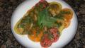 Tomato Salad With Fresh Basil Dressing created by Juenessa