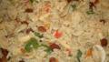 Almonds, Mushrooms, Raisins and Red Pepper Pilaf created by katia