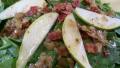 Warm Spinach and Pear Salad With Bacon Dressing created by Crafty Lady 13
