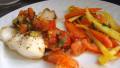 Grilled Halibut Fillets With Tomato and Dill created by Derf2440
