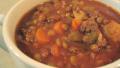 Beefy Lentil Soup created by Brenda.