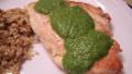 Grilled Chicken With Spinach and Pine Nut Pesto created by CarolAT