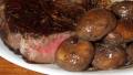 New York Strip Steak With Brandied Mushrooms created by BarbryT