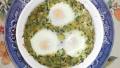 Baked Eggs in Zucchini  (The Vegetarian Epicure) created by Garden Gate Kate