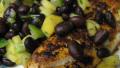 Spiced Tilapia With Mango Black Bean Salsa created by Maggie