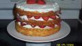 English North Country Strawberries and Cream Courting Cake created by EmmyDuckie