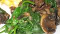 Mushroom and Spinach Side Dish created by Lori Mama
