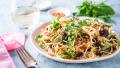 Mushroom-Bacon Pasta created by DianaEatingRichly