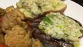 Marinated Steak With Blue Cheese created by Leggy Peggy