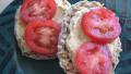 Nan's English Muffin, Hummus,  & Tomato Sandwich ( Ww ) created by pattikay in L.A.