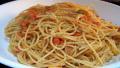 Spaghetti With Tomato Garlic Sauce created by PaulaG