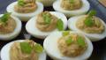Deviled Deviled Eggs created by Parsley
