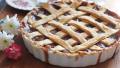 Persimmon and Cranberry Pie created by Swirling F.