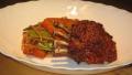 Tomato Sesame Crusted Lamb Racks created by The Flying Chef