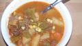 Hearty Hoosier Beef Vegetable Soup created by Chef Curt