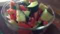 Healthy Cucumber-Tomato Salad created by amykirsch28