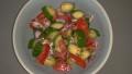 Healthy Cucumber-Tomato Salad created by sxp082
