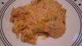 Layered Sour Cream Ground Beef or Chicken Enchiladas created by Dreamgoddess