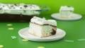 st patricks day grasshopper fudge cake