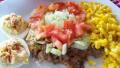 Mexican Hamburger Casserole created by Chef shapeweaver 