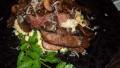 Mushroom Topped Steaks With Creamy Polenta created by mersaydees