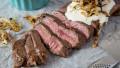 Smothered Flat Iron Steak in a Parmesan Pepper Sauce created by anniesnomsblog