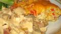 Crusty Chicken Casserole With Cheese Batter created by Lori Mama