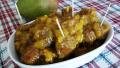 Sweet and Sticky Mango Basted Chipolata Sausages created by 2Bleu