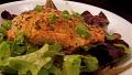 Herb Crusted Salmon With Mixed Greens Salad created by PaulaG