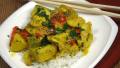 Thai Yellow Chicken Curry With Potatoes and Tomatoes created by dianegrapegrower
