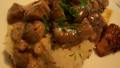 Mushroom Stroganoff With Mustard and Chive Mash created by wicked cook 46