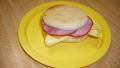 English Muffin, Canadian Bacon and Egg created by Chef on the coast