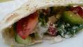 Pita Salad Sandwiches With Tahini Sauce created by cookiedog