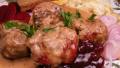 Swedish Meatballs With Lingonberry Sauce created by Lavender Lynn