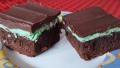 Creme De Menthe Brownies created by Sean M.